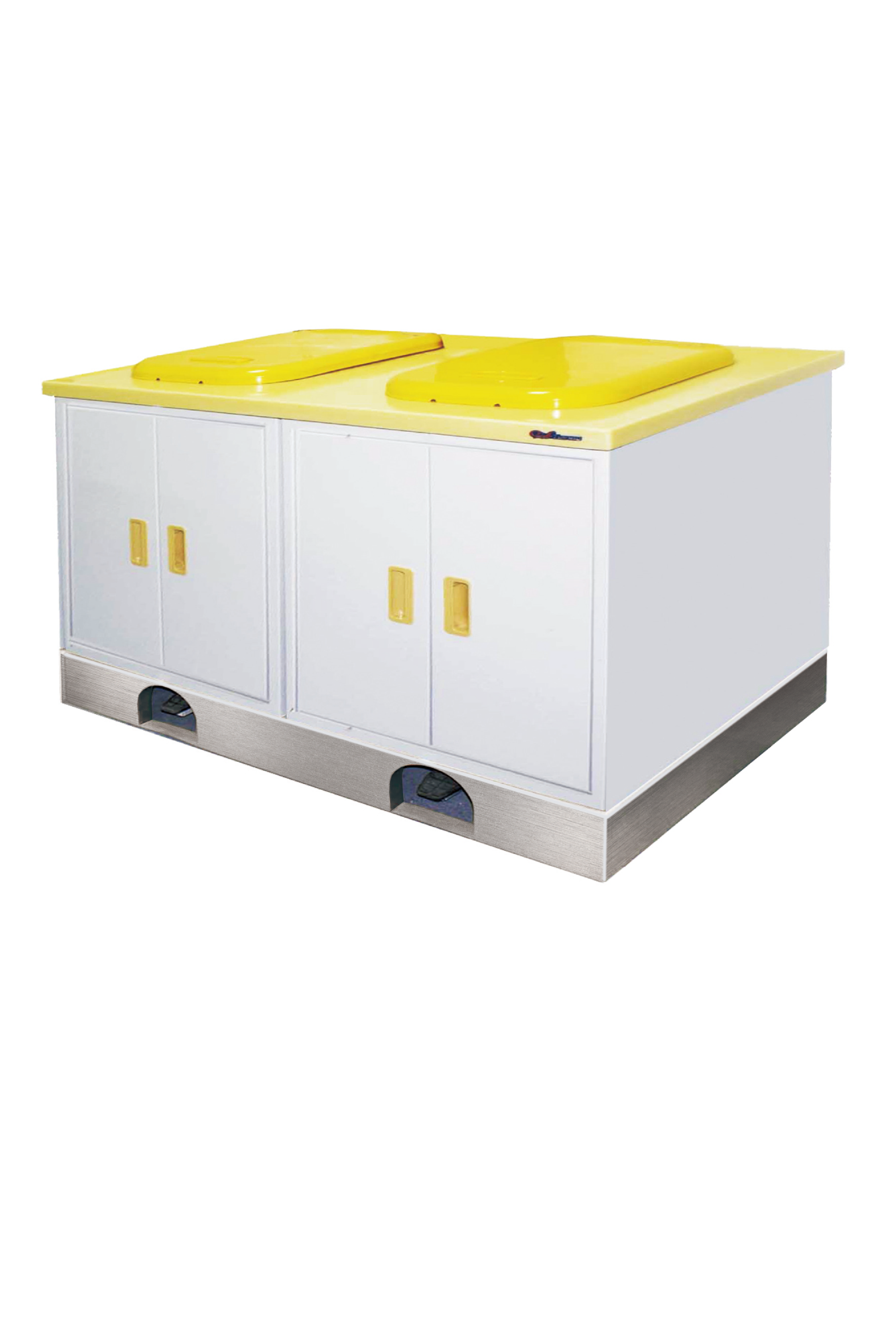 脚踩式双头污物柜